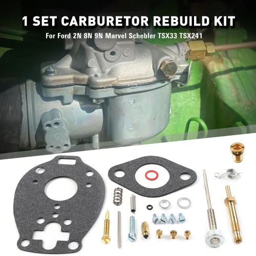 Vista 2 de Kit de reparación principal de carburador Zhisheng para Ford 2N 8N 9N Marvel Schebler TSX33 TSX241