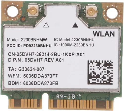 Vista 26 de Adaptador Wi-Fi M.2 Legacy para Intel 9461 Wireless-AC WiFi de 433 Mbps con Bluetooth 5.1 Tarjeta de red de 2.4 GHz y 5 GHz Diseñado para CPU
