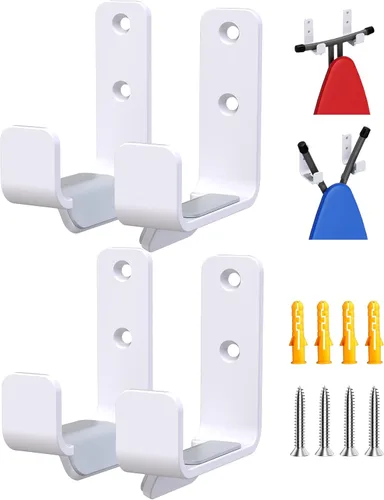 Vista 15 de Soporte de Pared para Tabla de Planchar de Acero Inoxidable, Colgador de Pared para Tabla de Planchar con Patas Y T, Soporte de Pared para Cuarto