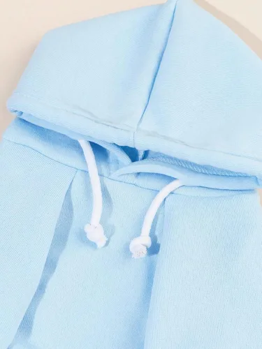 Vista 6 de QWINEE Sudadera básica con capucha para perro, suéter cálido para gatos, ropa para mascotas para Chihuahua, cachorro, gatito, perros pequeños