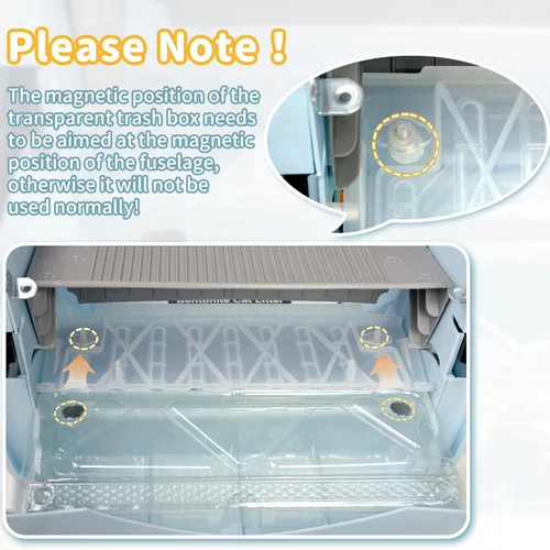 Vista 4 de VARLNALY Caja de basura automática de repuesto para gatos no eléctrica 4.0 extraíble 24PCS