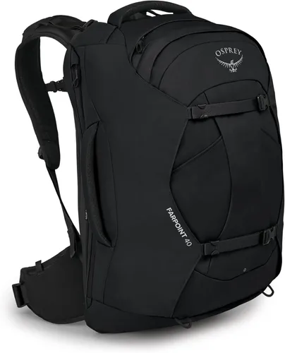 Vista 7 de Osprey Farpoint 70L Mochila de viaje para hombre, azul espacial apagado