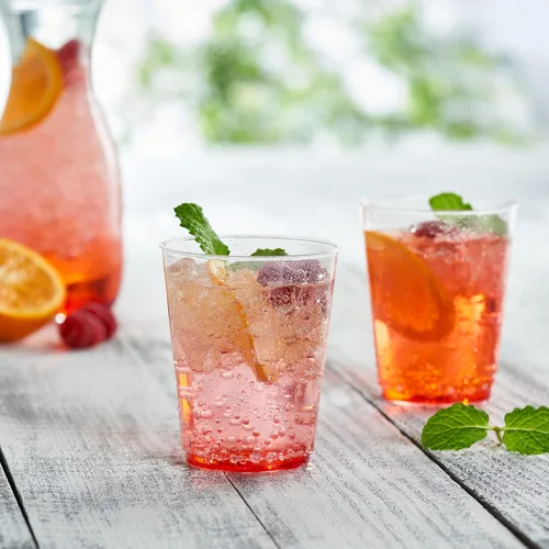 Vista 5 de PLASTICPRO Vasos desechables de plástico transparente de 12 onzas para fiestas y bodas, paquete de 50