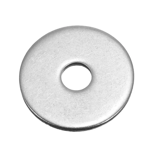 Vista 7 de Arandela de guardabarros de 1/4" x 1" OD, arandela plana de acero inoxidable 18-8 (304), 1/4 ID x 1" OD, 100 piezas
