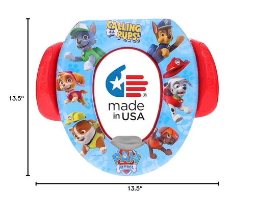 Vista 8 de Nickelodeon PAW Patrol "Calling All Pups" - Asiento suave para orinal y entrenamiento, cojín, entrenamiento de bebé, seguro, fácil de limpiar