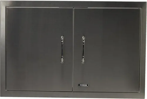 Vista 24 de Bull Outdoor Products Componentes Premium para Isla de Barbacoa de Cocina Exterior, Puerta de Acceso Vertical - Bisagra Izquierda con Reborde