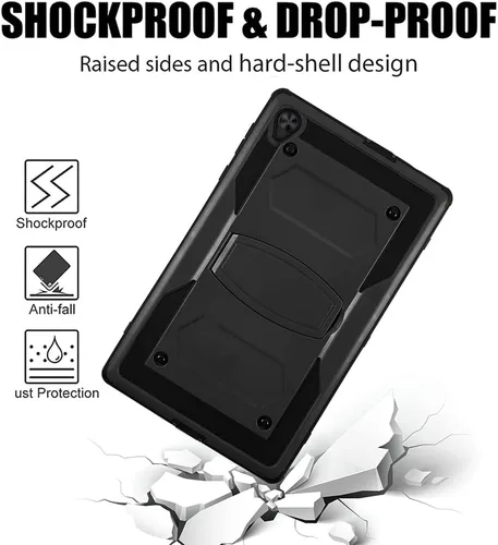 Vista 5 de Mignova - Funda para Alcatel Joy Tab 2 8 pulgadas 2020, modelo 9032Z, viene con protector de pantalla de vidrio templado HD para TCL Tab