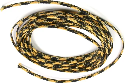 Vista 78 de Wenheww - Funda de cable trenzada expandible de PET, de 1.64 pies a 3/8 pulgadas, manga negra para organización de cables, protector de cable