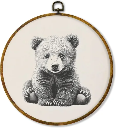 Vista 87 de Hiuwevt Decoración de pared ovalada rústica para el día de la lavandería, impresiones de lienzo retro con marco de perro de campo, decoración