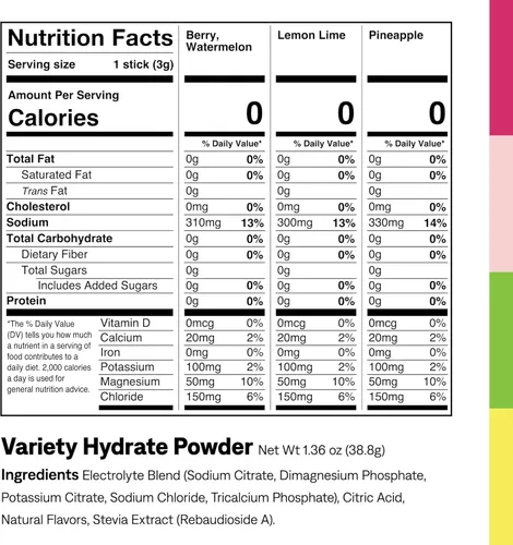 Vista 6 de UCAN Hydrate - Mezcla de bebidas con electrolitos (paquete variado, 12 paquetes de barritos) sin azúcar, apta para dieta cetogénica, vegana, sin