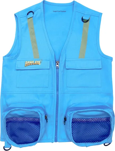 Vista 7 de Conjunto de combinación para niños y niñas: chaleco de carga para niños con correas de seguridad reflectantes y sombrero de protección solar flexible