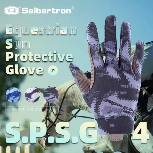 Vista 2 de Seibertron S.P.S.G-4 - Guante solar UV UPF100+ con pantalla táctil para adultos y jóvenes