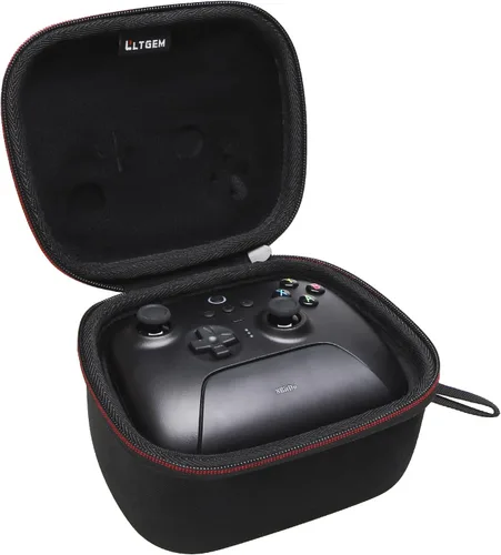 LTGEM Funda de EVA para controlador Bluetooth 8Bitdo Ultimate con base de carga (negro) - Viaje