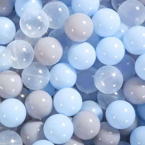 Vista 39 de Paquete de 100, 200, 500 pelotas para alberca de bolas, set de estrellas y redondas, sin BPA, sin ftalatos, no tóxico, a prueba de aplastamiento