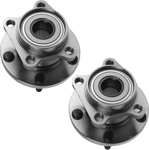 Vista 5 de Conjunto de buje y rodamiento de rueda trasera izquierda y derecha TRQ 2 piezas Compatible con Mazda CX-9 2007-2015 Todo Tracción