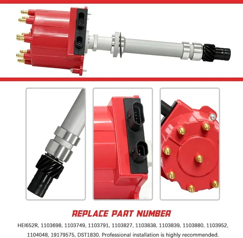 Vista 3 de Distribuidor de encendido compatible con GMC Chevy 1987-1997 5.0L 5.7L 7.4L C/K Pickup Truck Van Bloques grandes Bloques pequeños 305 350 454