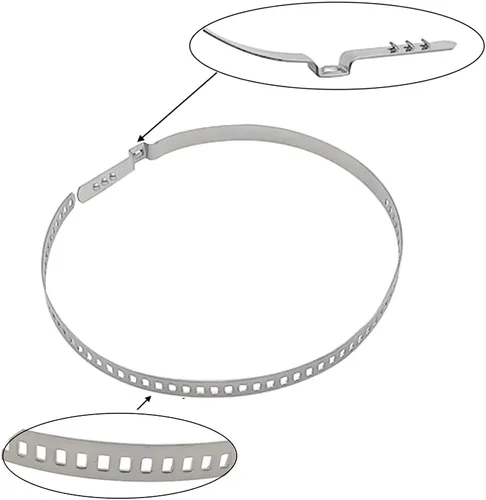 Vista 7 de Alicates de abrazadera de oreja con 12 piezas de abrazaderas de arranque CV de una sola oreja, pinza de abrazadera de oreja, herramienta de mano