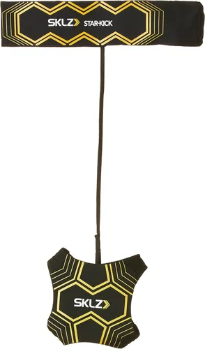 SKLZ Star-Kick Solo Soccer Trainer | Hands-Free Kicking and Passing Practice | Adjustable Cord and Waistband | Multiple Ball Sizes | Youth Players