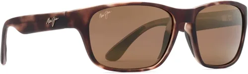 Vista 2 de Maui Jim Lentes de sol rectangulares polarizados de placa mixta para hombre y mujer