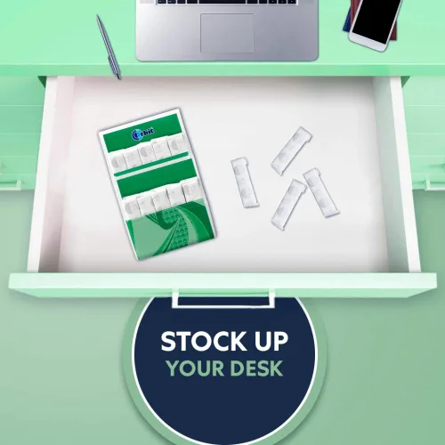 Vista 7 de ORBIT Gum Spearmint - Goma de mascar sin azúcar envuelta individualmente, menta, mega paquetes, 6 unidades, caja a granel de 180 piezas