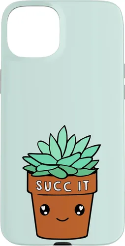 Vista 9 de iPhone 16 Succ It - Cute Succulent Plant Lovers Gardening Theme Case