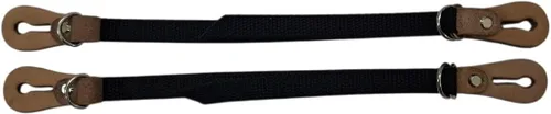 Vista 2 de Correas de nailon negro para montar toros para adultos, 5/8 "x 15", hecho en Brasil Master Bulls