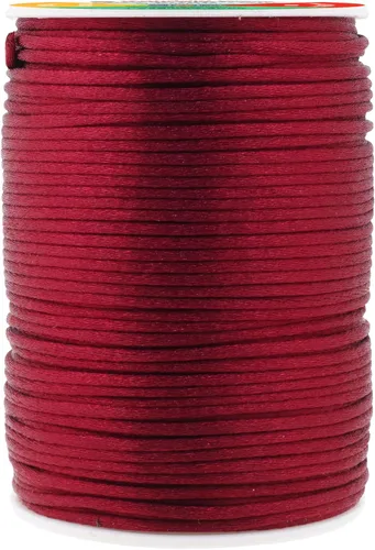 Vista 32 de Mandala Crafts Cordón de nailon satinado de 1/64 pulgadas (0.024 in), 100 yardas para pulseras, collares, joyas y adornos de macramé