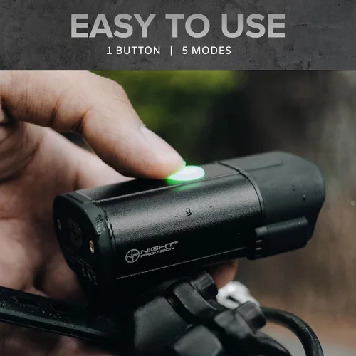 Vista 8 de BX-Series USB-C Bike Light Set - Front and Back - 12Hr Max Long Lasting Rechargeable Headlight, Bicycle LED for Night Riding, w/14hr Max Rear