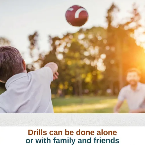 Vista 4 de Equipo de Entrenamiento de Fútbol Americano Tarjetas de Entrenador de Ayuda Excelentes Ejercicios de Entrenamiento para Ejercicios de Práctica