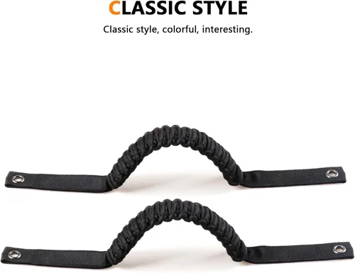 Vista 8 de Asas de agarre de barra antivuelco para Ford Bronco 2021 2022 2023 2024 2025 2 accesorios de 2 puertas y 4 puertas, mango de agarre de paracaídas