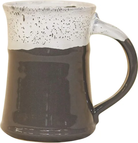 Vista 3 de Clay in Motion Taza grande (Cobalt Canyon)