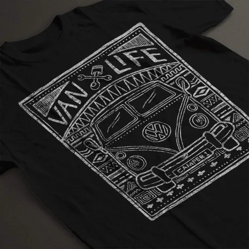 Vista 4 de Volkswagen Aztec Doodle - Camiseta para hombre