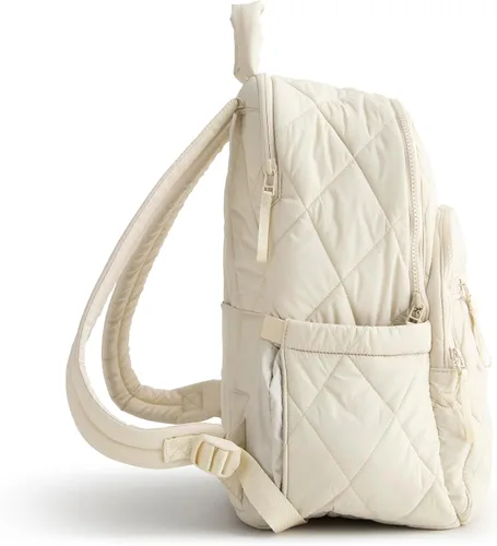 Vista 6 de Vera Bradley Mochila ligera para mujer Bancroft, negra, talla única, Piedra pómez., Tamaño único