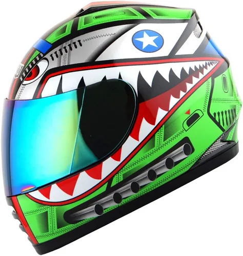 Vista 13 de WOW Casco integral para motocicleta, bicicleta urbana BMX MX para niños: HKYB15