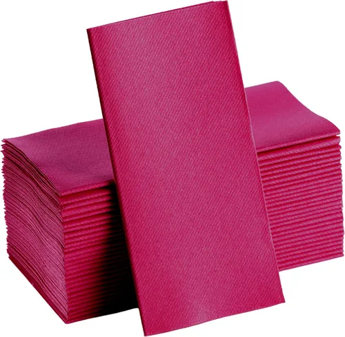 Vista 8 de Servilletas de papel rosa bebé Tela desechable de lino como servilletas de cena Toallas de mano Toallas de mano Servilletas de papel suaves