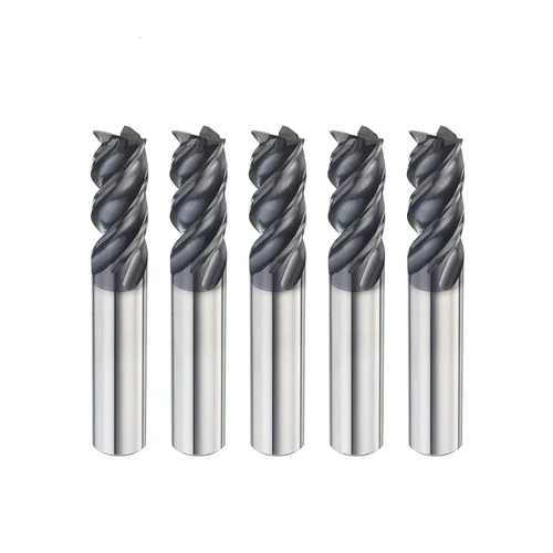 Vista 12 de SPEED TIGER Molino de extremo cuadrado de carburo – 4 flautas – IPVE1/2 4 (1 pieza, 1/2") – Espacio desigual de flauta y diseño de hélice