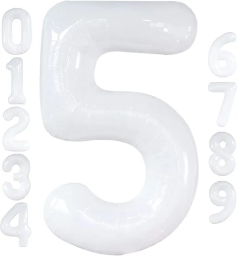 Vista 160 de KatchOn, Globo gigante de oro rosa con el número 5 de 40 pulgadas, globos de cinco globos de oro rosa con el número 5, decoraciones de cumpleaños 5
