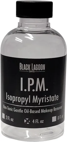 IPM Isopropyl Myristate 4 onzas – Desmaquillante profesional y removedor de adhesivo – Elimina la pintura profesional y PAX – Diluyente de maquillaje