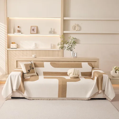 Vista 9 de MEETSKY Funda de sofá para sofá de cojines, protector de muebles de sofá, fundas de sofá de chenilla, fundas de sofá seccional para mascotas, funda