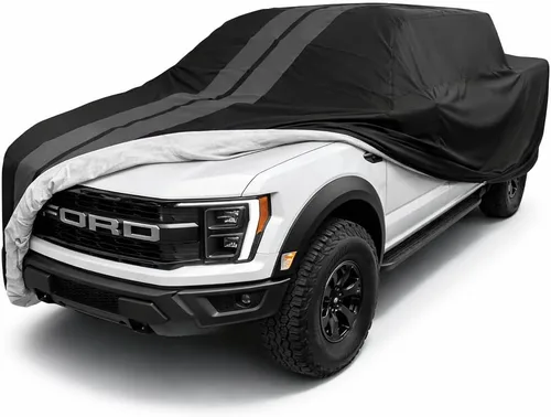 Vista 14 de Funda para automóvil Silverado/Sierra 1999-2025 de ajuste personalizado, protección UV para interiores y exteriores, protección UV de 300 denier