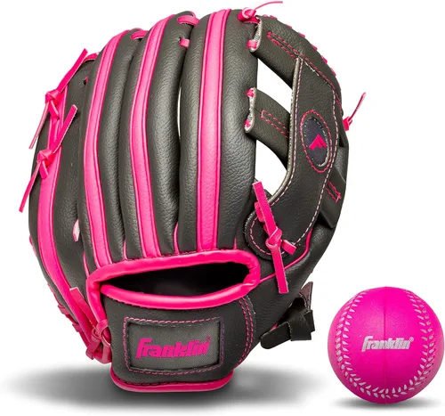 Vista 14 de Franklin Sports Kids Baseball Gloves - RTP Youth Teeball Glove + Ball Set - Boys + Girls Teeball Mitt - 9.5