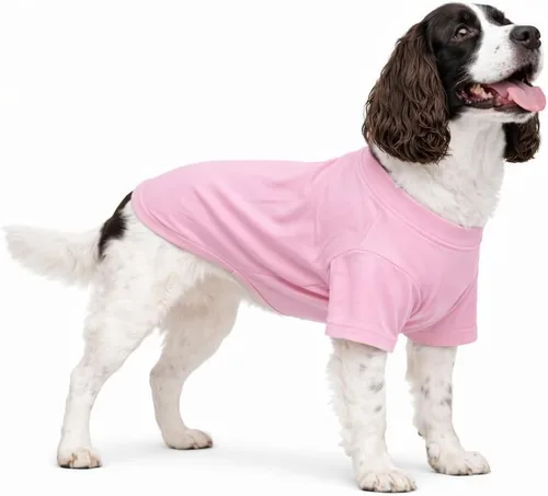 Vista 54 de Lovelonglong 2019 - Ropa para mascotas, Disfraces para Perro, Ropa Camisetas en blanco para Perros Grande Medianos Pequeños 100% Algodón 18