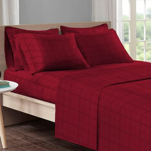 Vista 17 de Pizuna Juego de funda de edredón de algodón tamaño individual, 300 hilos de tejido de satén de algodón de fibra larga con cierre de botón