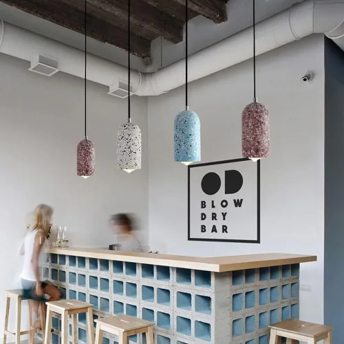 Vista 3 de Modern Kids Room Pendant Light Nordic Creativity Kindergarten Lighting Decor Minimalist Single Head Kitchen Island Hanging Lamp Retro Industry Bar