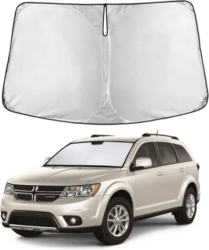 Vista 42 de EcoNour - Parasol plegable para parabrisas de Toyota Tacoma 2016-2025 2026, accesorios para camioneta de 2 puertas y 4 puertas, protector de visera