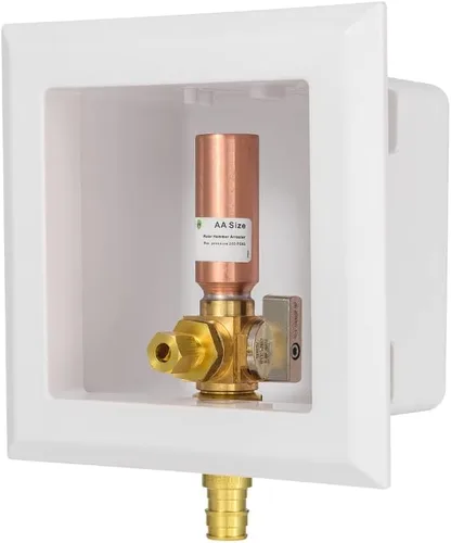 Vista 11 de EFIELD Caja universal para máquina de hielo, entrada MIP de soldadura de 1/2 pulgada con válvula de bola de 1/4 de vuelta instalada, (IM028)