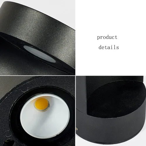 Vista 7 de Luces de poste al aire libre, luces LED de paisaje de la comunidad del parque, luces de jardín, luces de casa al aire libre, luces de calle