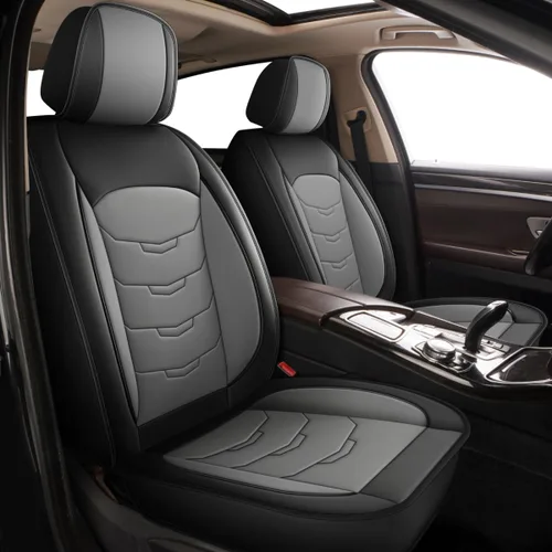 Vista 173 de Fundas de asiento para Toyota 4runner 2003-2025, fundas de asiento de automóvil de cuero impermeables, resistentes a los arañazos, fáciles