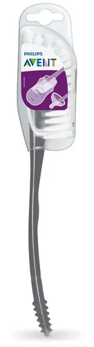Vista 9 de Philips AVENT Cepillo para biberón y tetina de bebé, gris, SCF145/18