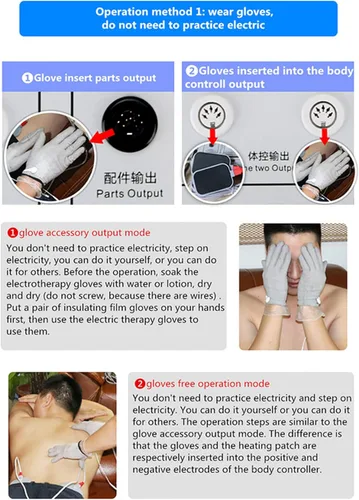 Vista 6 de DDS Bio-Electric Acid and Alkali Flat Massager-Beauty and Physiotherapy Home Multi-Function Meridian Electrotherapy